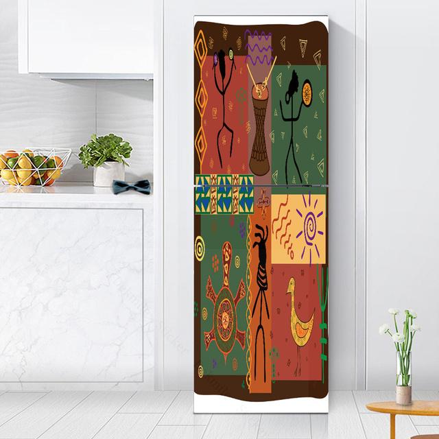 

Наклейки с розами на холодильник, обои для кухни, виниловый плакат, наклейка на холодильник, домашний декор, спальня, новогоднее украшение 60x180cm(1 pcs)