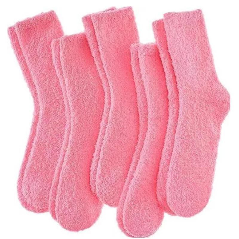 6 Pairs Warme Dicke Socke Frauen Dame Socke Plüsch Flauschigen Gemütliche Winter Fuzzy Bett Boden