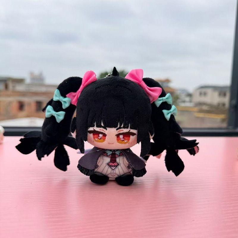 10cm Anime Nangong Yu Plüschtier Anhänger Zenless Zone Zero Spiel Stofftier Aria Sunna Plüsch Schlüsselanhänger Fans Geburtstag Weihnachten Geschenke 10cm black