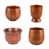 Holz Teetassen Natürliche Massive Holz Teetasse Holz Teetassen Kaffeetasse Weinglas zum Trinken von Tee Kaffee Wein Bier
