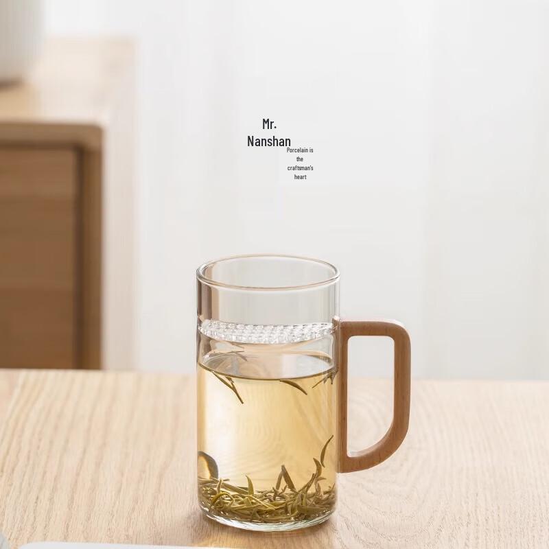 Nanshan Glass Green Tea Cup with Lid