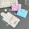 Floral Print Small Makeup Lipstick Bag Cherry Mini Cloth Storage Bag Outdoor