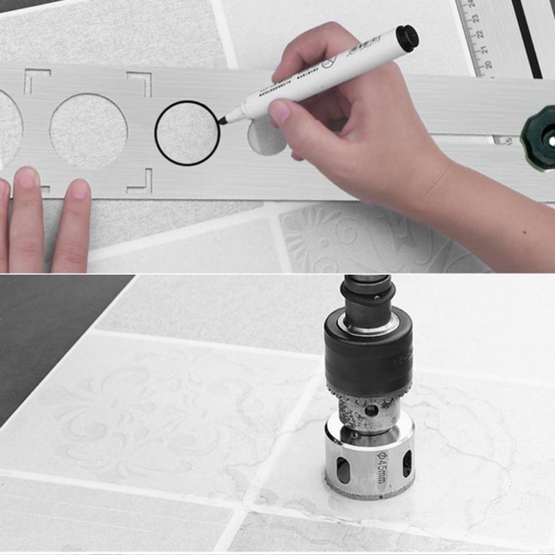 964E High Wear Resistance Tile Glass Marble Drill Locator for Accurate Hole Drilling