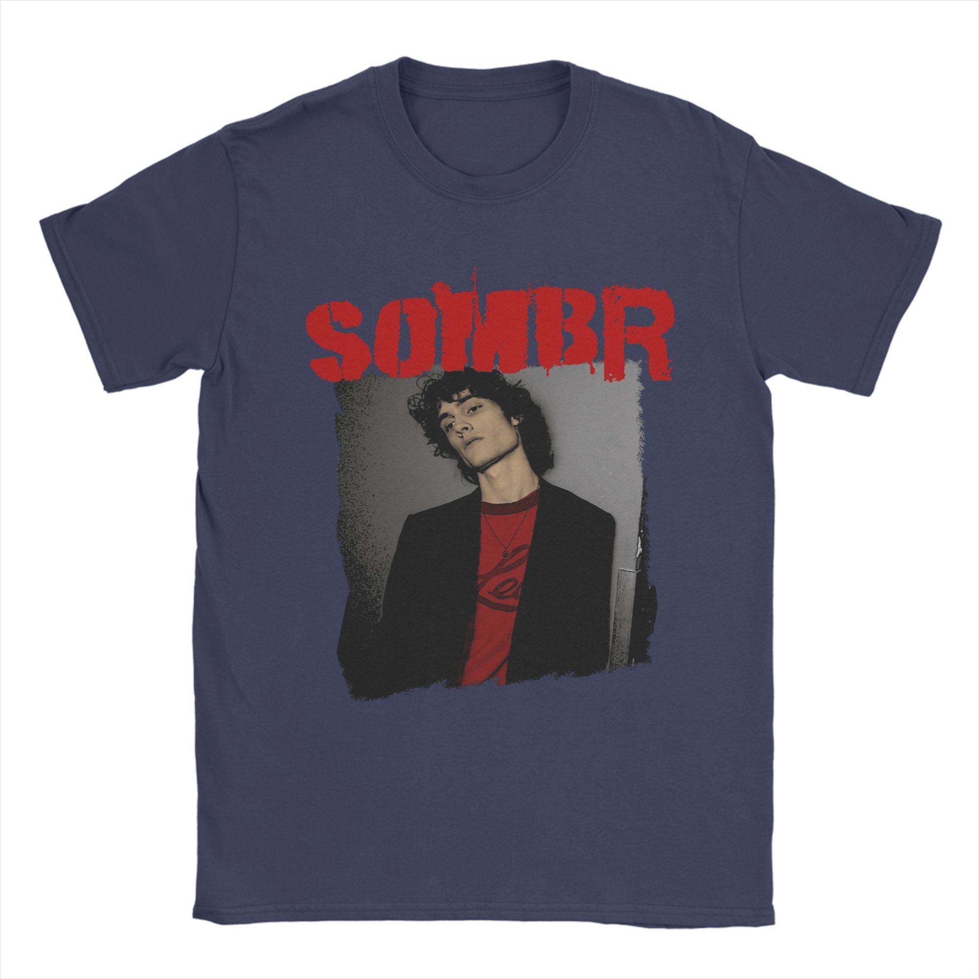 

Unisexs TShirt Vintage Grunge Style Sombr Novelty Cotton Tees Short Sleeve T Shirts Round Collar Tops Gift Idea 4XL