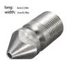 Washer Nozzle Stainless Steel Thread Surface Cleaner Sink Drain Jetting Hose Cleaning Tool Kitchen industry Outdoor