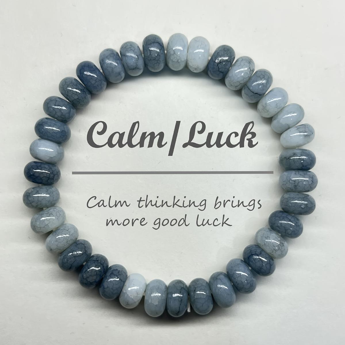 

Натуральный фиолетово-синий бирюзовый браслет от тревоги - Эластичный, тянущийся, в стиле ретро, унисекс, подходит для повседневной носки и вечеринок, подарки, элегантный браслет