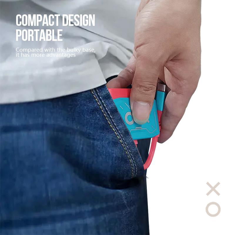 TOPWOLF HS-SW250 For Nintendo Switch/Switch OLED Dock 4K HD USB 3.0 Hub Adapter USB C Splitter TV Docking Station