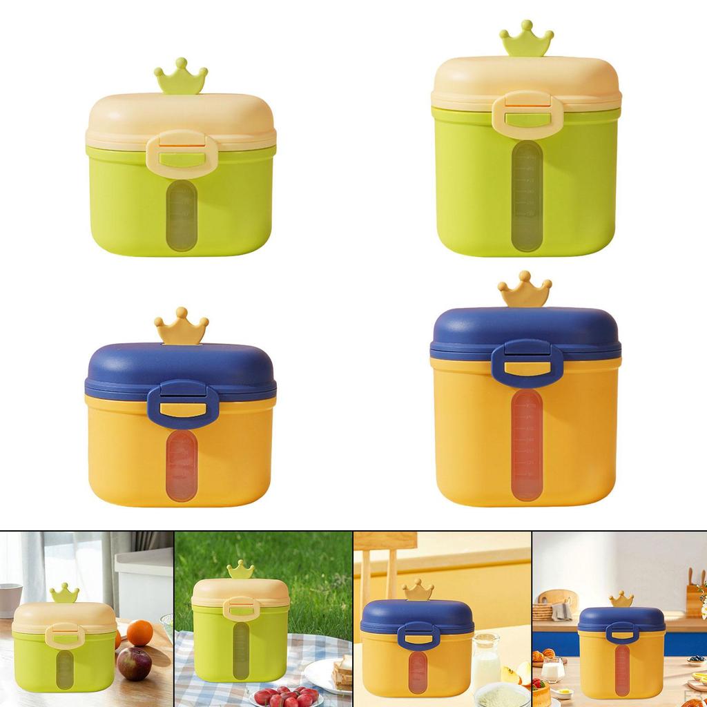 Formula Dispenser Container Milk Powder Food Storage Box for Bedroom