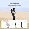 Adjustable Three-Speed High-Back Moon Chair – Breathable, Comfortable, Foldable for Camping, Beach, and Fishing