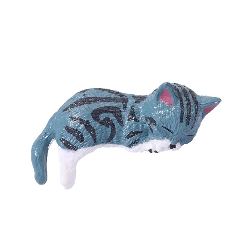 Cats Fingurine Computer Monitor Decors Mini Dog Kitties Screen TV Decorations Personality Car Accessories Mascots Craft