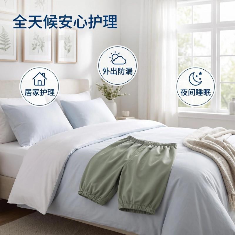 Reusable Adult Incontinence Boxer Briefs Leak-Proof Washable Underwear Men Comfort Fit All Season