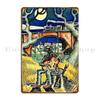 Wes Freed Metal Plaque Designer Cinema Garage Wall Mural Party Tin Sign Poster