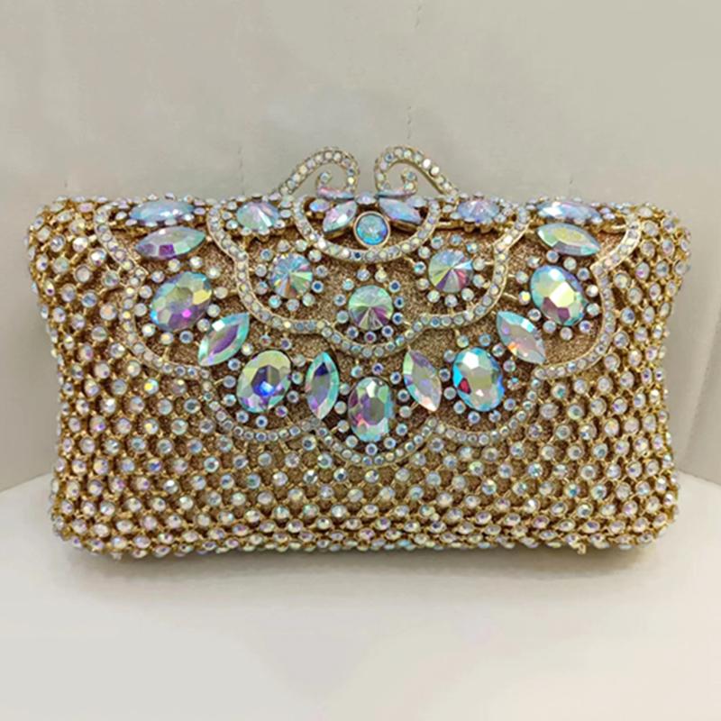 Strass Damen Clutch Abendtasche Stein Hochzeit Braut-Clutches Abschlussball Formale Minaudière Party Diamant Handtaschen Kristall Handtaschen
