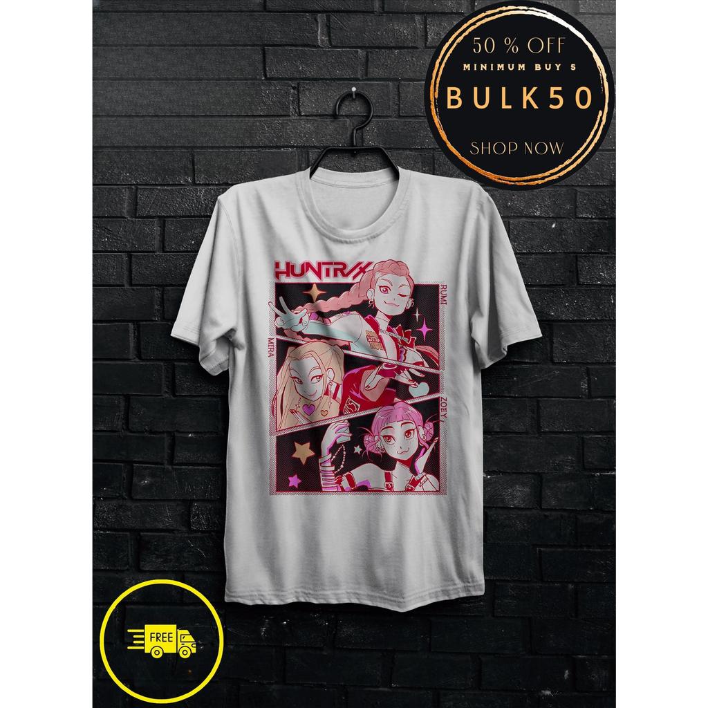 Anime K-Pop Demon Hunters T-shirt Harajuku O-neck Casual Shirt Gift Summer T-Shirt for Men Graphic Y2k Football T Shirts