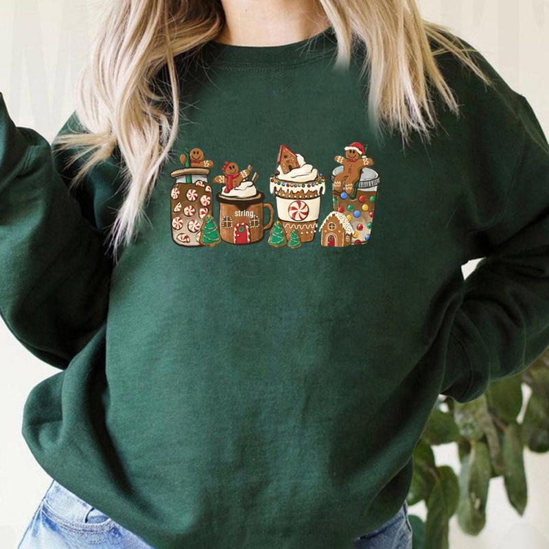 2025 Unisex Christmas Long Sleeve Hoodie - European & American Style