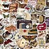 10/30/50pcs Retro Dark Academia Graffiti Stickers Gothic Art Aesthetic Decals Decoration Skateboard Scrapbook Phone Sticker Pack