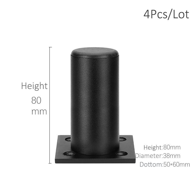 4Pcs Aluminum Furniture Legs Cabinet Foot DIY Thicken Adjustable 6-15CM TV Cabinet Support Leg bathroom Cabinet Feet