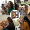 Dog Memorial Gifts for Loss of Dog,Rotating Wooden Picture Frame for 4x6 Photo,Loss Sympathy Gift,Cat Pet Bereavement Remembrance Picture Frame