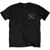 Biffy Clyro Dolls (Back Print) Slim Fit T-shirt XX-Large Black Unisex T-Shirt