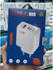 Multi-Port Fast Charger: LED USB+PD Type-C for US, EU, UK Standards