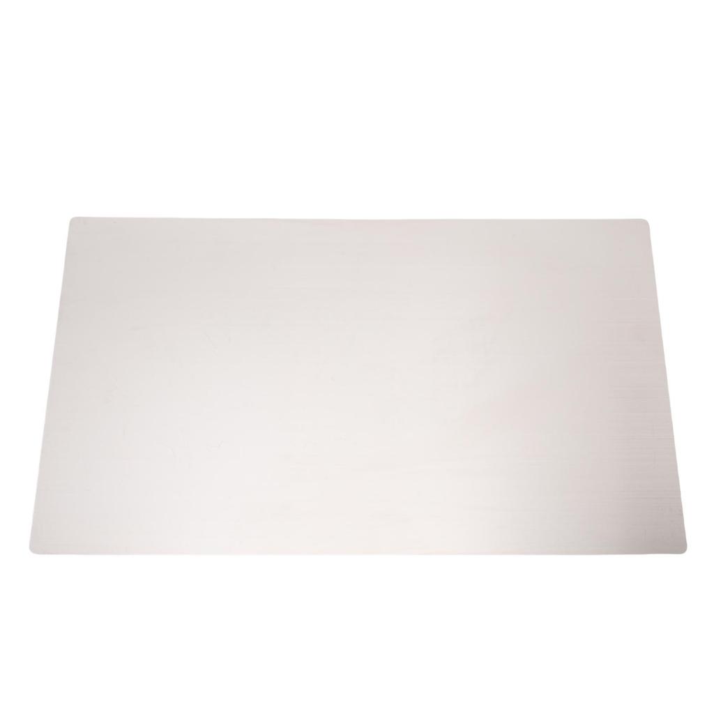 Schneidmaschine Edelstahl Metall Adapterplatte 14,96x8,85 Zoll Scrapbooking Stanzschablone Universelle Unterlegplatte für dünne Wafer-Stanzform