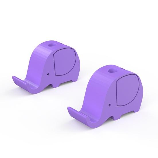 jijijing 3D Printed Elephant Phone Holder with Pen Holder, Multifunctional Stand, Hands-Free Desktop Organizer, Creative Cute Shape for Home Office