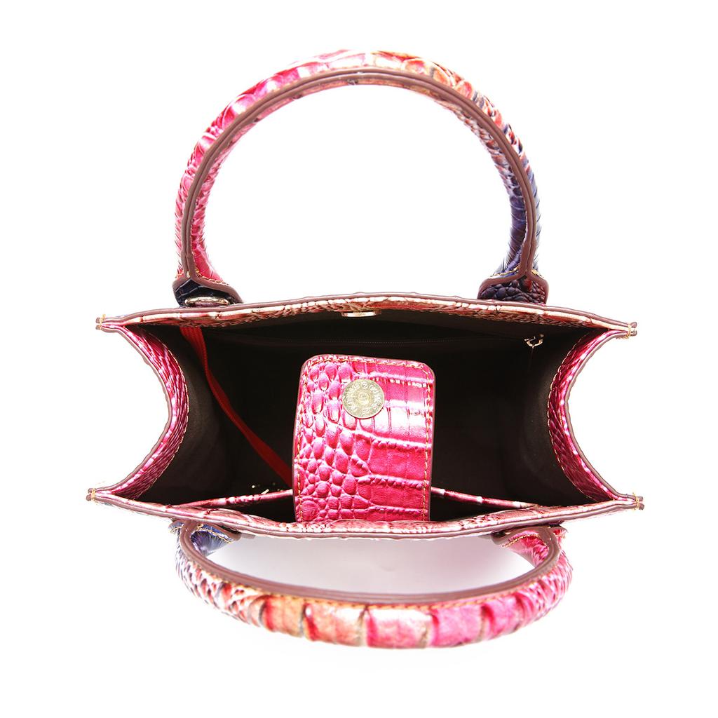 New Fashionable Alligator pattern Shoulder Bag High quality Retro Handbag All match Women's Multifunctional Small Square Bag