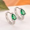 Luxury Zirconia Teardrop Ear Cuff Elegant Fashion Earring