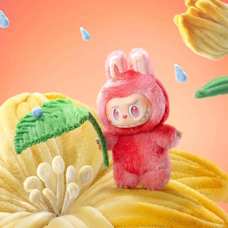 2025New 3.0 Labubu Plush Doll Keychain 3Rd Generation Blind Box Heartbeat Macaron Happy Guess Series Vinyl Plush Toy Trendy Play