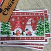 Miękka i wygodna wycieraczka Merry Christmas Gnome dla świątecznego akcentu Dekoracja świąteczna Wycieraczka pod drzwi