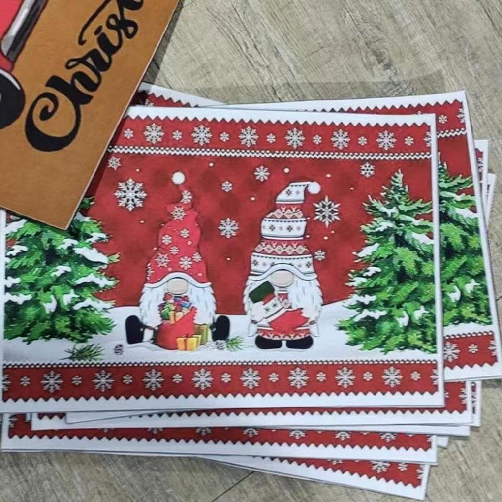 Miękka i wygodna wycieraczka Merry Christmas Gnome dla świątecznego akcentu Dekoracja świąteczna Wycieraczka pod drzwi