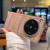 For Oppo Find X8 X8s Pro Plus Ultra Case Weave Woven Fabric Raised Metal Frame Camera Lens Protection Plating Cover Braided