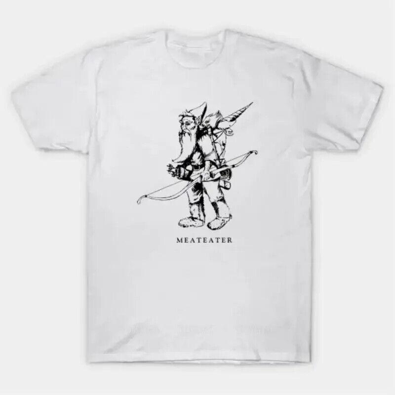 Cotton Teeshirt Man Fashion T Shirts Meateater Gnome Packing Out a Unicorn Origi Unisex T-Shirt