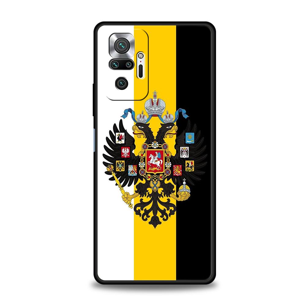 Russia Russian Flags Phone Case Cover for Redmi 13C 10C Note 13 12 10 11 Pro Plus 7 8T K40 K50 Gaming Pro Plus 5G Soft Shell Bag