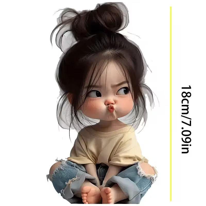 Creative And Cute Car Sticker Body Scratch Cover Car Window Decoration Waterproof Car Sticker Car Decorative Stickers
