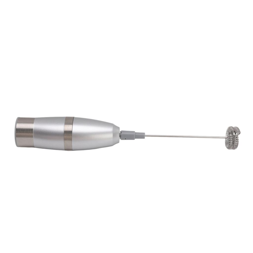 Electric Milk Frother Handheld Battery Operated Drink Mixer Portable Electric Eggbeater with Stainless Steel Whisk