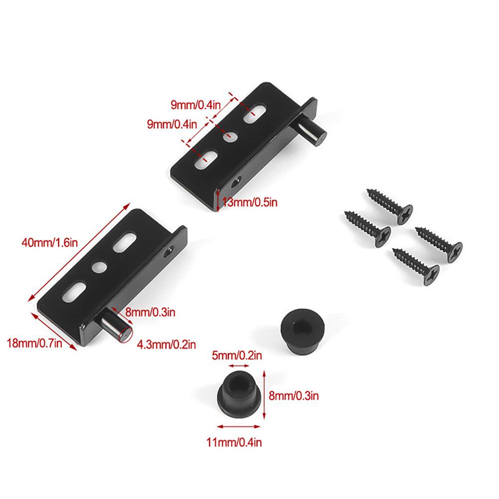 Hinge Set With Screws And Versatile For Wooden Doors