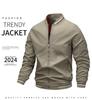 Trendy Men's European & American Casual Autumn/Winter Jacket