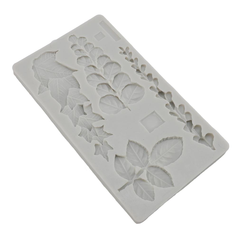 Leaf Silicone Molding Multifunctional Non Stick Easy Demoulding Leaves Molding Tray for Decors Cakes