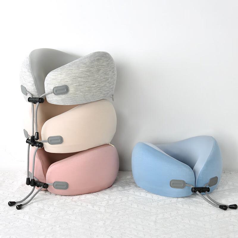 SPACEXPERT Ice Silk U-Shaped Travel Pillow