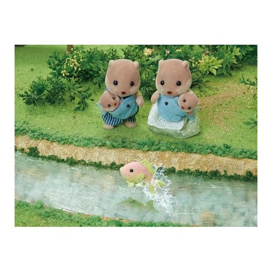Epoch Sylvanian Families Doll [Otter Family] FS-32