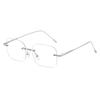 2026 New Metal Frameless Anti-Blue Light Myopia Glasses for Women High-Definition Comfort Eyeglasses Minus Diopter 0 To -4.0