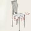 Waterproof Chair Cover Jacquard Dustproof Removable Washable Cushioned Seat Cover Solid Color Soft Comfortable Chair Protector
