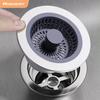 Musurjoy Brass Kitchen Sink Strainer and Drain Stopper, Anti Clogging Bounce Core with Extra Filter Basket.