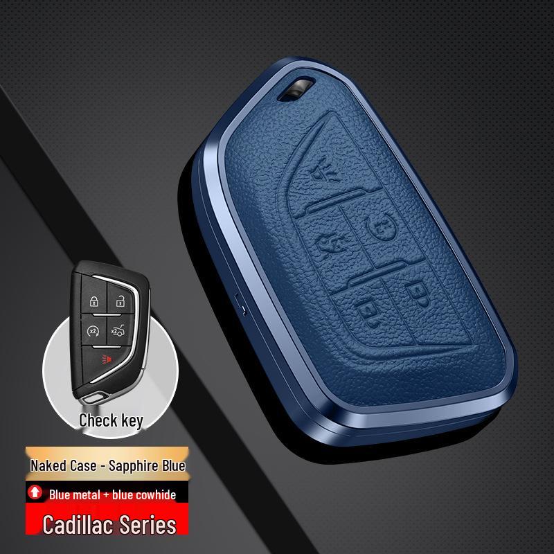 Cadillac Key Case for XT5, XT4, CT5, XT6, CT6 - Keychain and Protective Shell
