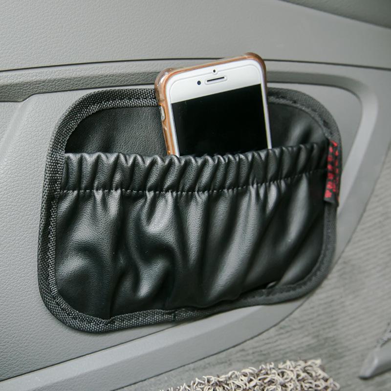 Car Interior Phone Holder & Storage Net Bag