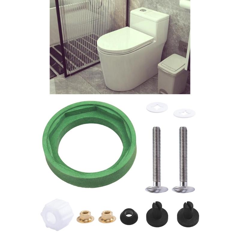 652F Toilet to Bowl Coupling Kits Toilet Gasket Seal Washer 3inch Toilet Replacement Kits Enduring
