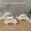 Easy to Use Mold Unique Figurines Moulds Crafts Molds Car Shape Easy Demolding Molds Silicone Texture for Hand-Making
