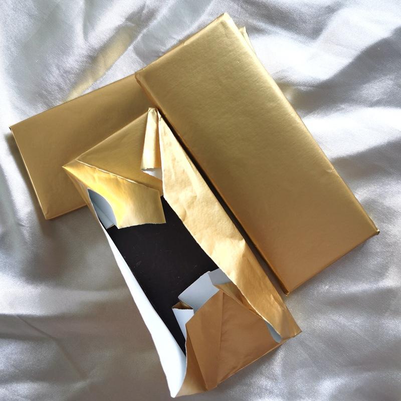 100Pcs 20*20Cm Diy Food Aluminum Foils Wrapping Paper Sheets Packaging For Chocolate Candy Wedding Party Birthday Gift Decor