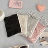 Girls Zipper Coin Purse with Bow Ornament High Aesthetics Coin Pouch Students Portable Earphones Card Bag Kids Cute Purse Wallet